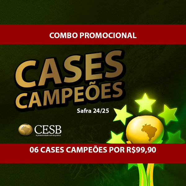COMBO – 06 CASES CAMPEÕES CESB – SAFRA 24/25
