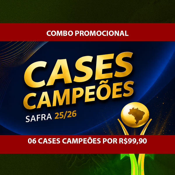 COMBO – 06 CASES CAMPEÕES CESB – SAFRA 25/26